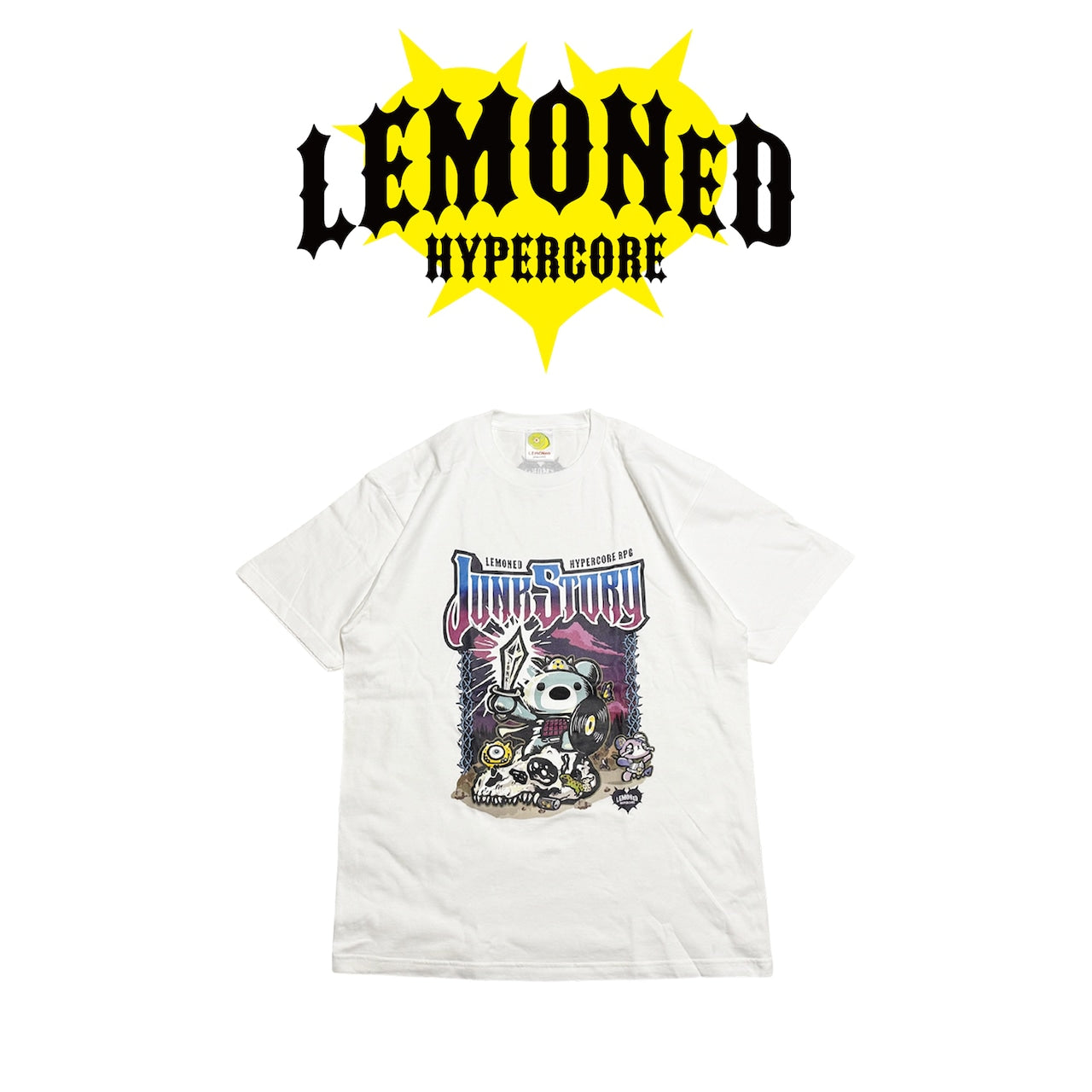 NEW! Hypercore - LEMONeD x HYPERCORE Collaboration <JUNK STORY RPG> T-Shirt (HCLMN-2503)