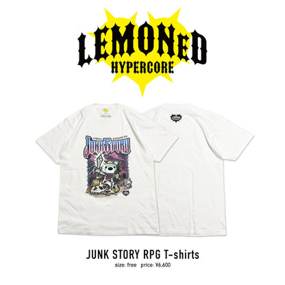 NEW! Hypercore - LEMONeD x HYPERCORE Collaboration <JUNK STORY RPG> T-Shirt (HCLMN-2503)