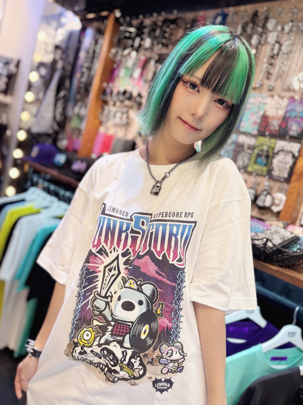 NEW! Hypercore - LEMONeD x HYPERCORE Collaboration <JUNK STORY RPG> T-Shirt (HCLMN-2503)