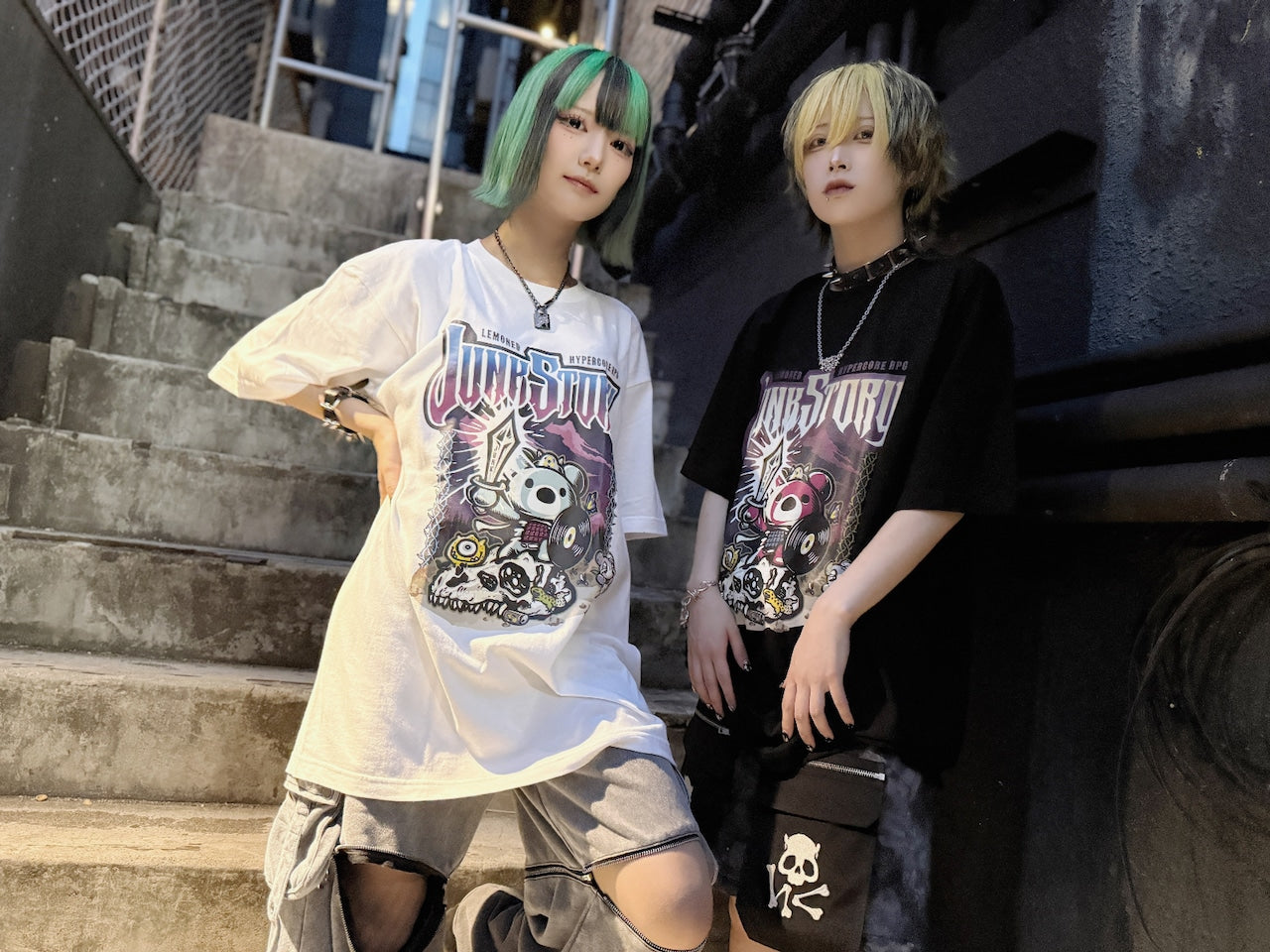 NEW! Hypercore - LEMONeD x HYPERCORE Collaboration <JUNK STORY RPG> T-Shirt (HCLMN-2503)