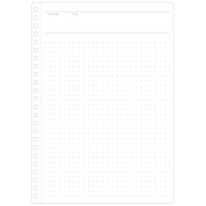 Mnemosyne × Kleid Black - A5 Notebook 105 - Dot Grid 5mm