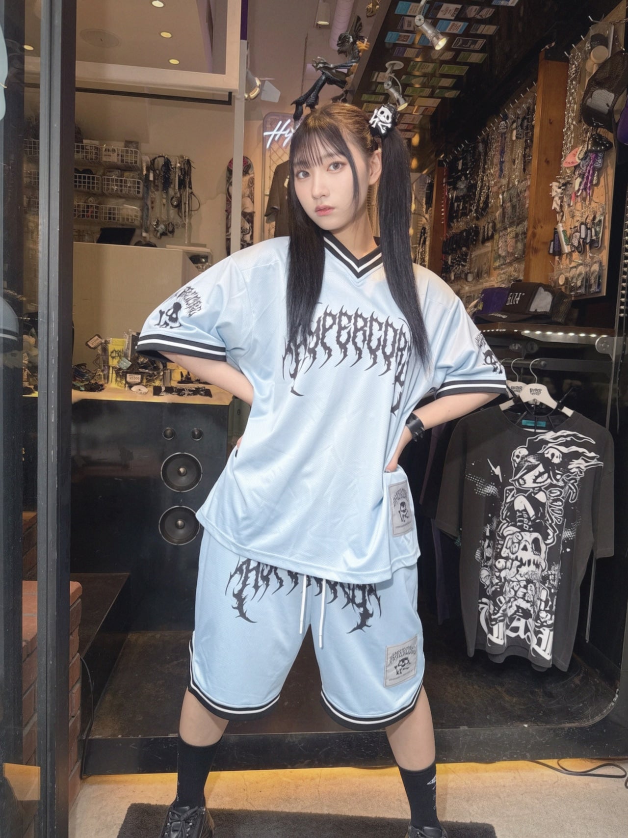 NEW! Hypercore - WOKE UP Half Pants / Blue (HCB-153BLE)