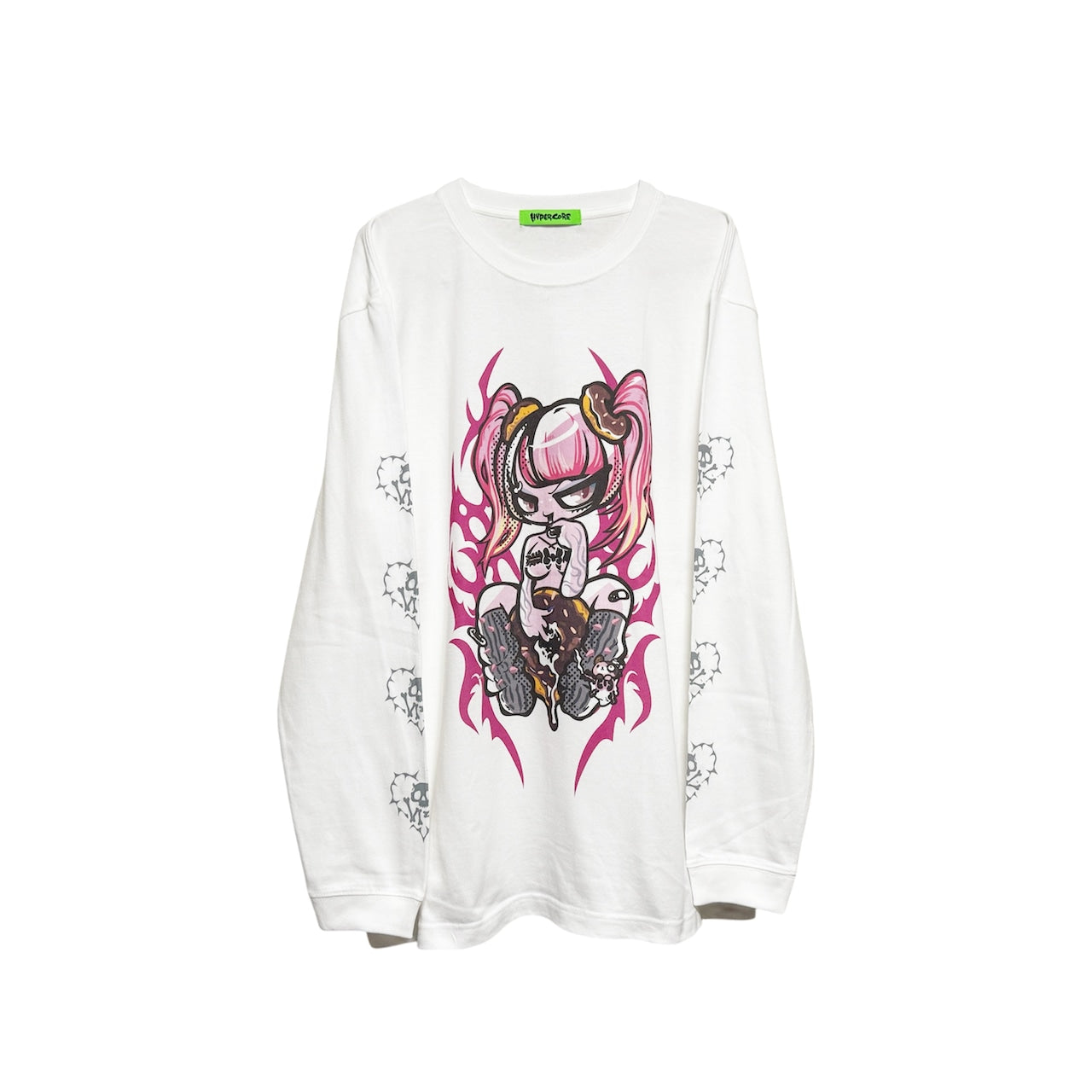NEW! Hypercore - Temptation Donut Long Sleeve T-Shirt (HCL-161WH)