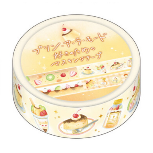 (COMING SOON) Kamio Japan Washi Tape – Pudding à la Mode