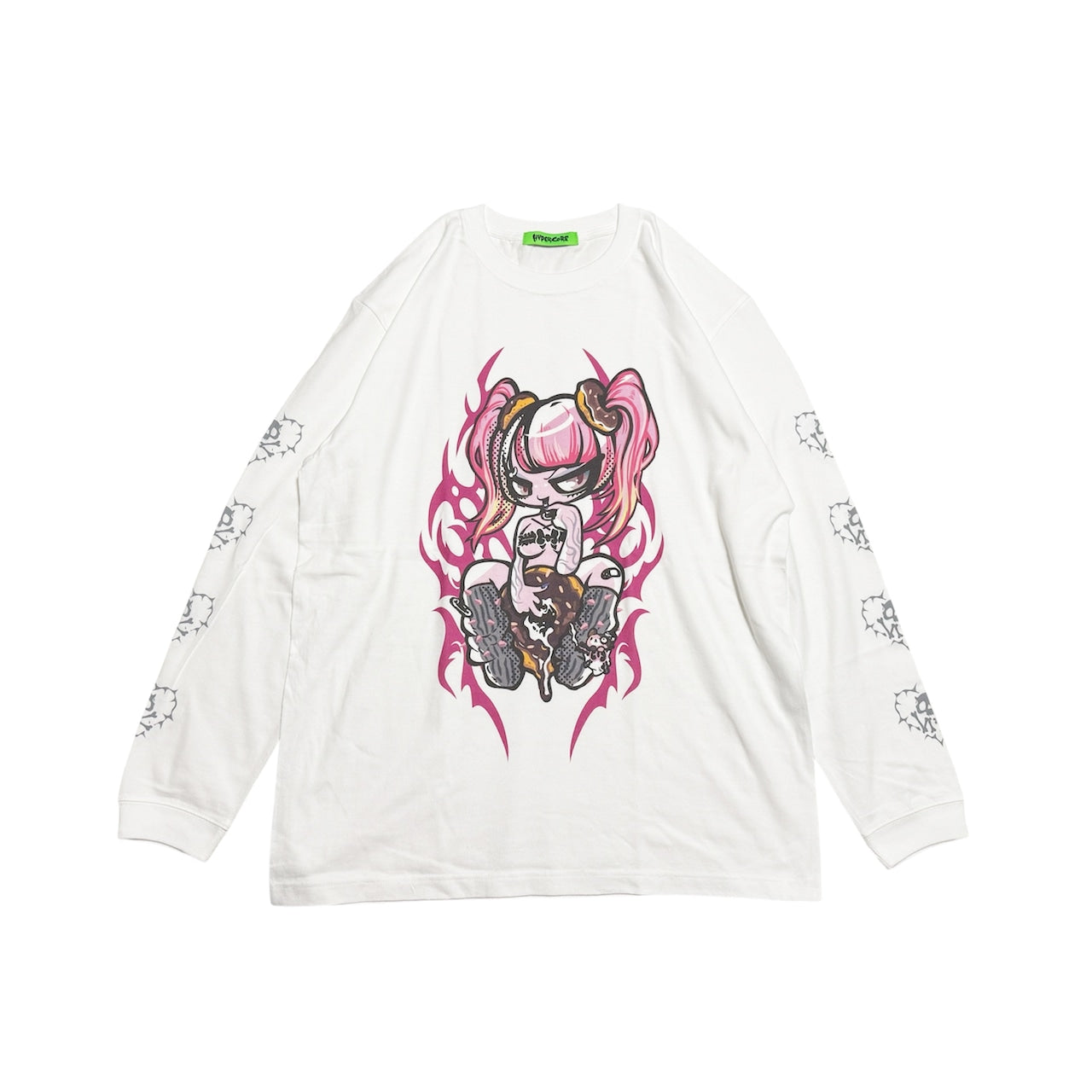 NEW! Hypercore - Temptation Donut Long Sleeve T-Shirt (HCL-161WH)