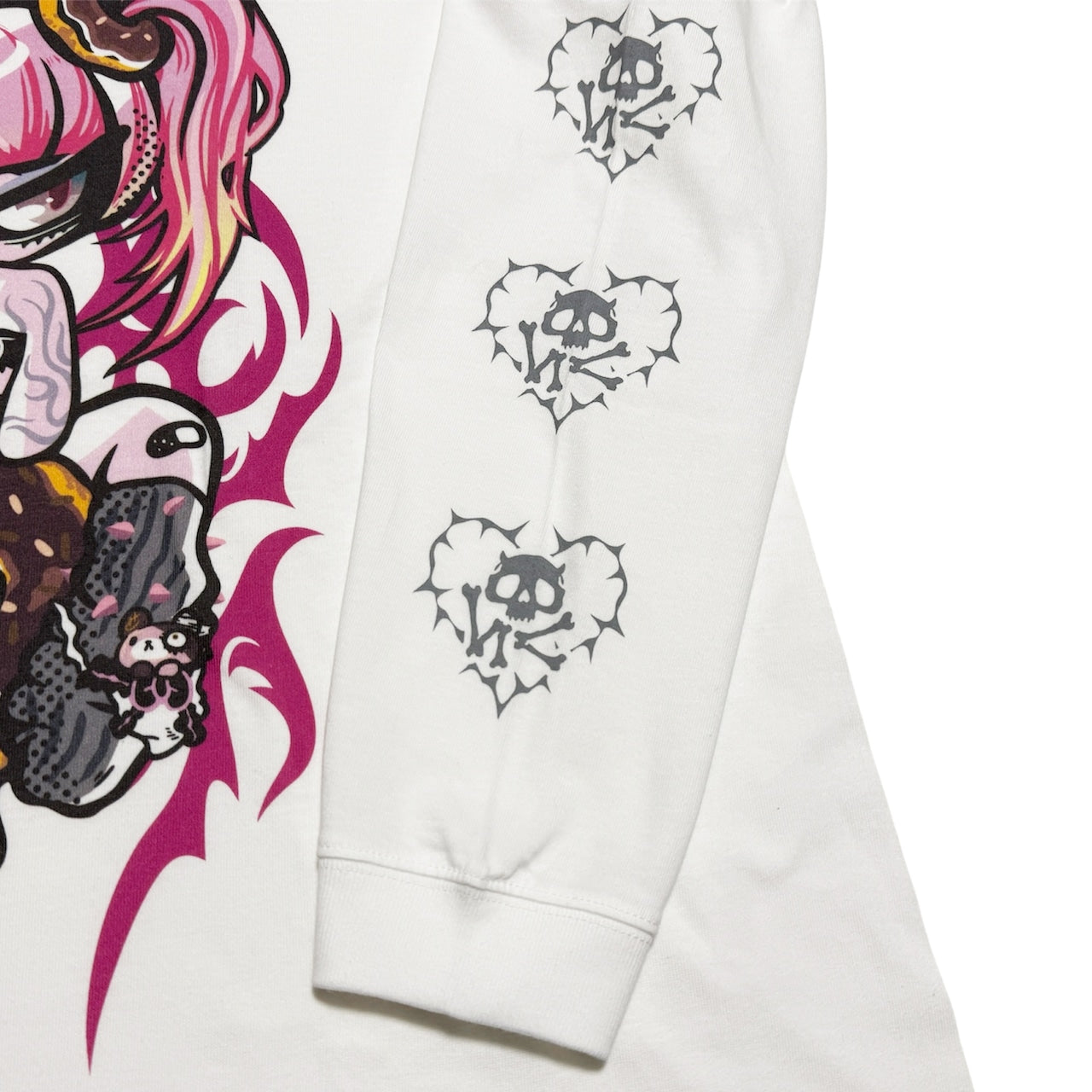 NEW! Hypercore - Temptation Donut Long Sleeve T-Shirt (HCL-161WH)