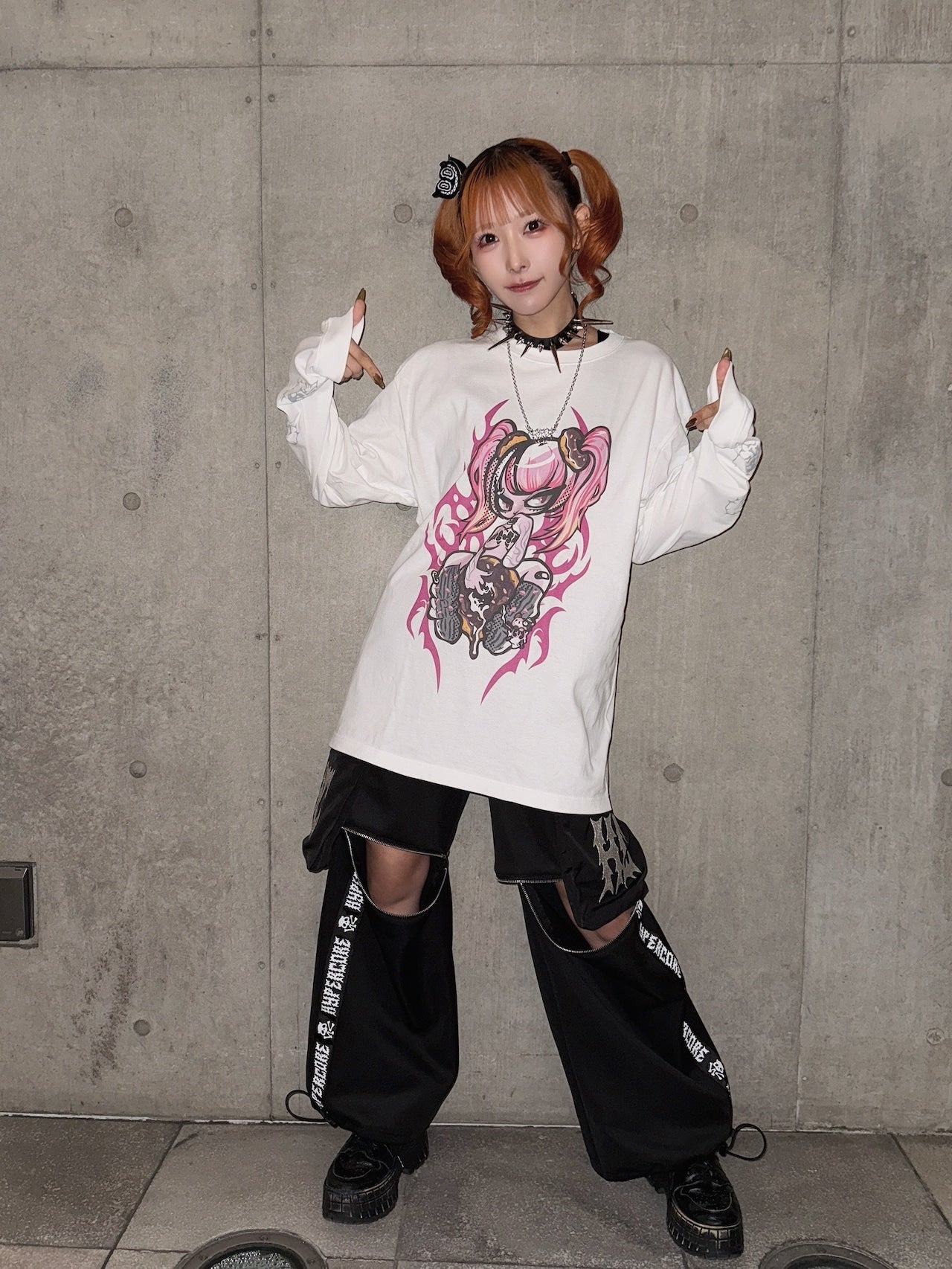 NEW! Hypercore - Temptation Donut Long Sleeve T-Shirt (HCL-161WH)