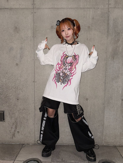 NEW! Hypercore - Temptation Donut Long Sleeve T-Shirt (HCL-161WH)