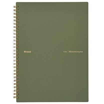 Mnemosyne × Kleid Olive - B5 Notebook 7194 - Lined Grids 2mm