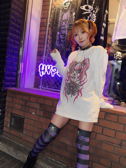 NEW! Hypercore - Temptation Donut Long Sleeve T-Shirt (HCL-161WH)