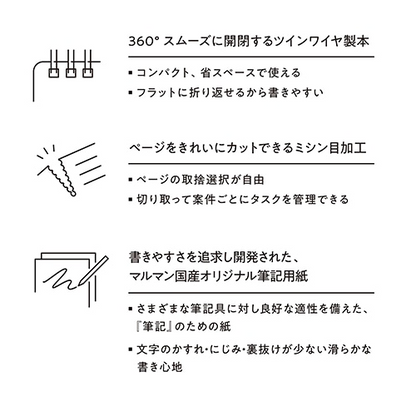 Mnemosyne × Kleid Olive - B5 Notebook 7194 - Lined Grids 2mm