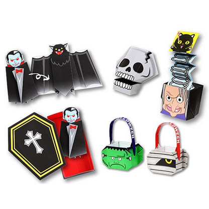 Origami Paper Toyo - Halloween Play Set - Spooky Paper Crafts