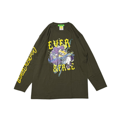 NEW! Hypercore - LEMONeD x HYPERCORE Collaboration <EVER&FREE> Long Sleeve T-Shirt (HCLMN-25D)