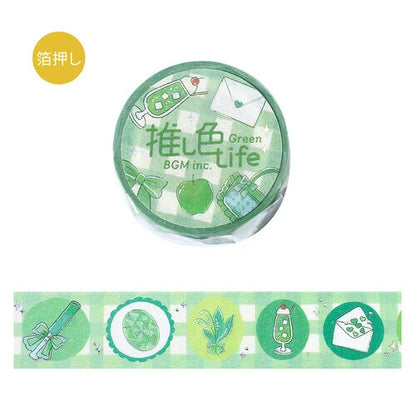 Kamio Japan Washi Tape - Favourite Colour Oshi-Iro Series - 20mm × 5m