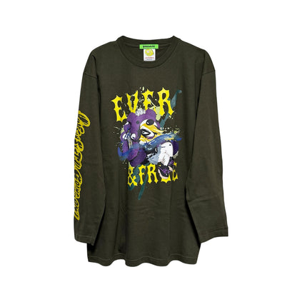 NEW! Hypercore - LEMONeD x HYPERCORE Collaboration <EVER&FREE> Long Sleeve T-Shirt (HCLMN-25D)