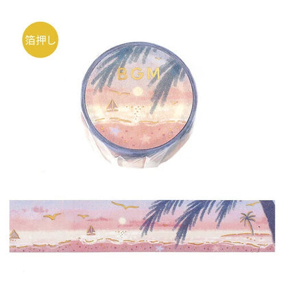 BGM Washi Tape - Dreamscape Series: Shore (20mm × 5m)