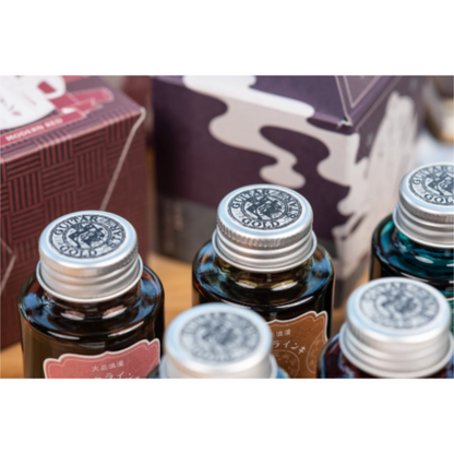 TERANISHI Chemical Guitar Taisho Roman High Color Fountain Pen Ink - Opera Rose