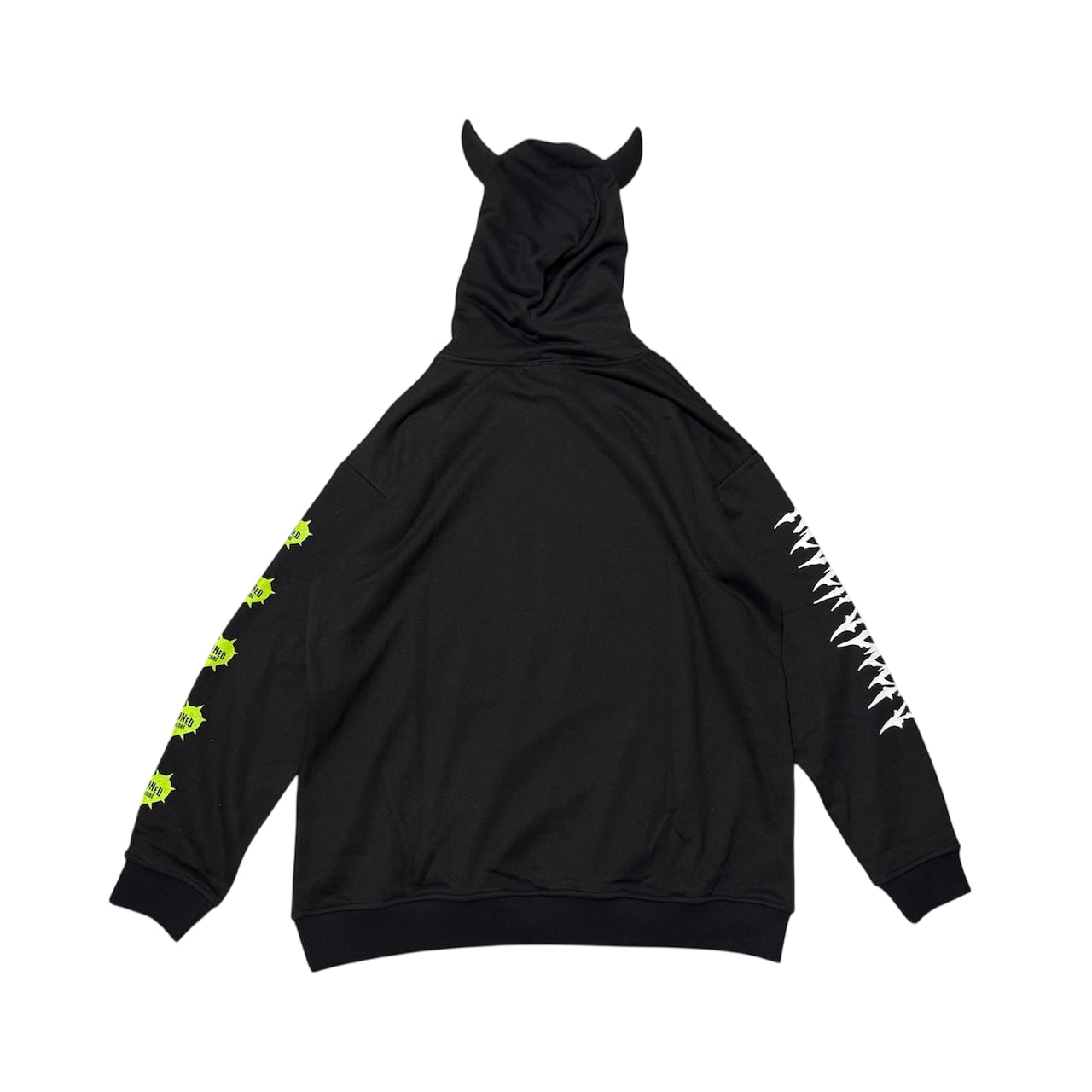 NEW! Hypercore - LEMONeD x HYPERCORE Collaboration <NEVER SLEEPS> Devil Horn Hoodie (HCLMN-25G)