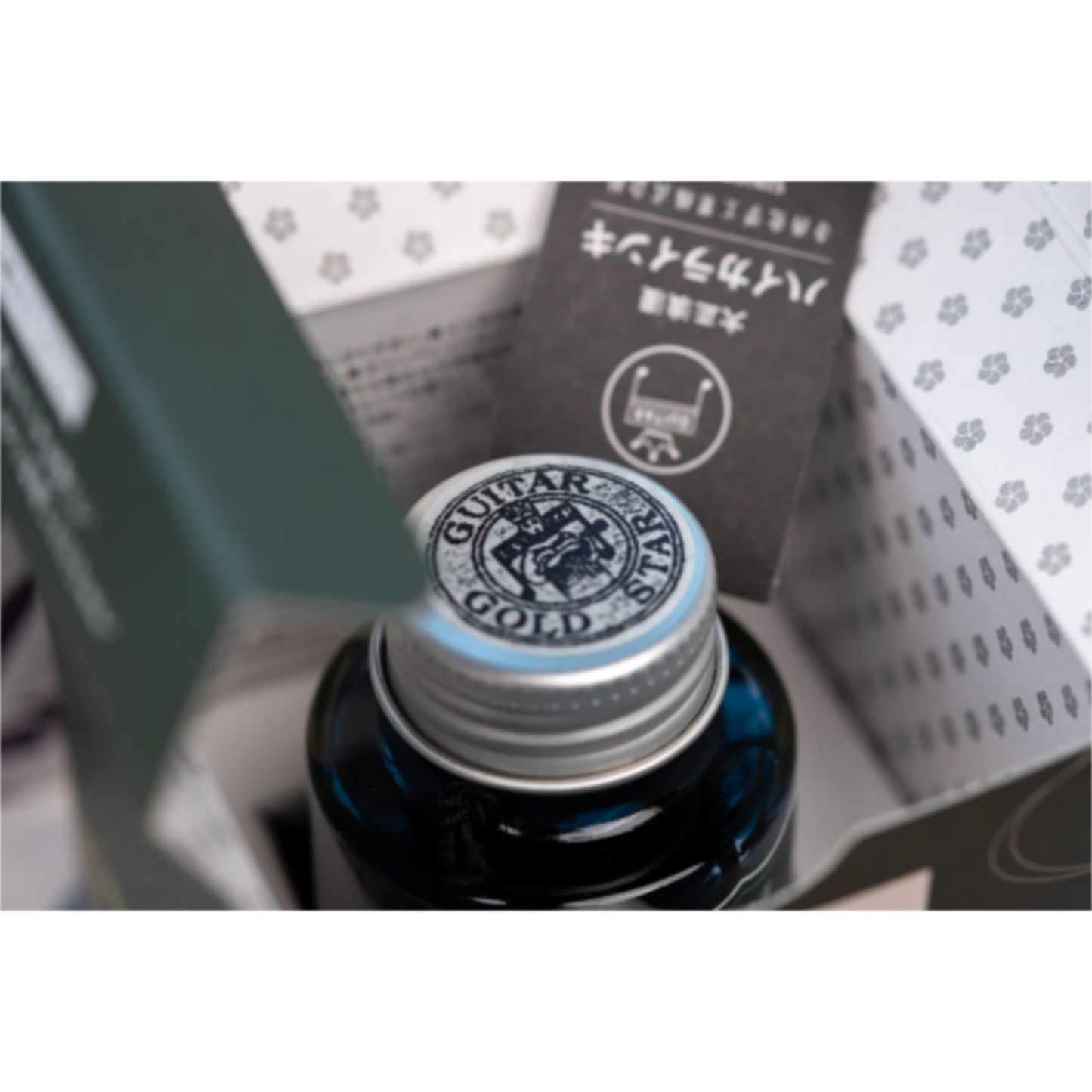 TERANISHI Chemical Guitar Taisho Roman High Color Fountain Pen Ink - Opera Rose