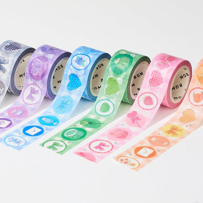 Kamio Japan Washi Tape - Favourite Colour Oshi-Iro Series - 20mm × 5m