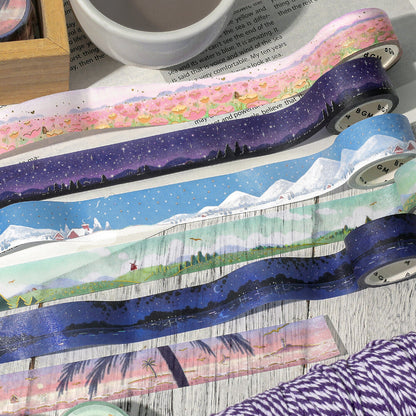 BGM Washi Tape - Dreamscape Series: Shore (20mm × 5m)