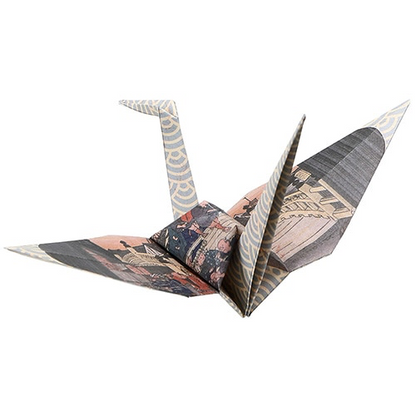 Origami Paper Toyo Crane - Ukiyo-e Edition - The Fifty-three Stations of the Tokaido