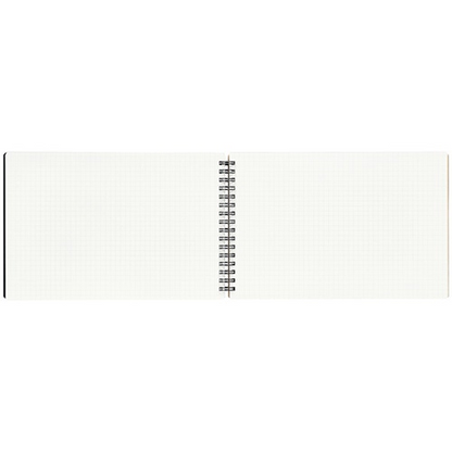 Mnemosyne × Kleide Black - A5 Notebook 165 - Lined Grids 5mm