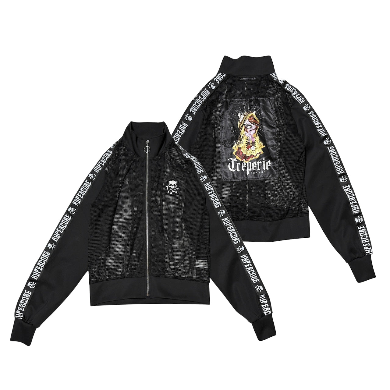 NEW! Hypercore - Creperie Mesh Track Jacket (HCO-211BK)