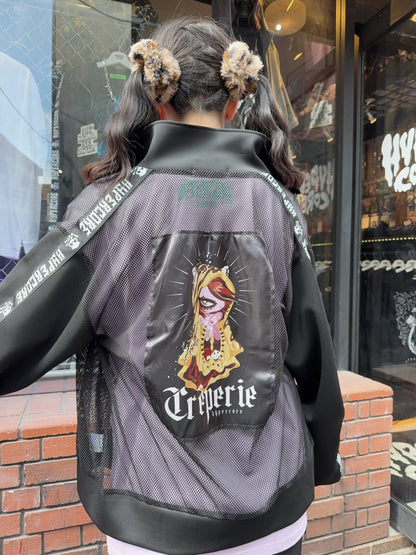 NEW! Hypercore - Creperie Mesh Track Jacket (HCO-211BK)