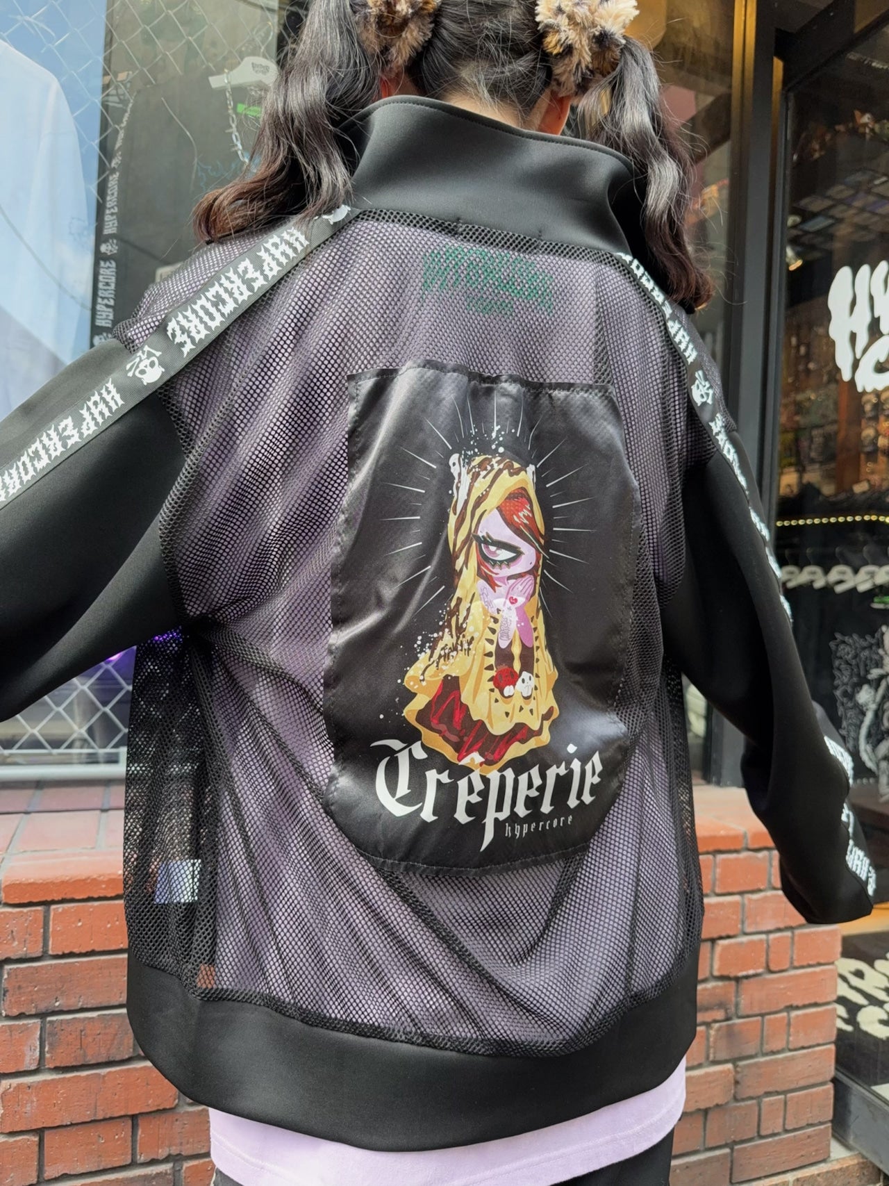 NEW! Hypercore - Creperie Mesh Track Jacket (HCO-211BK)