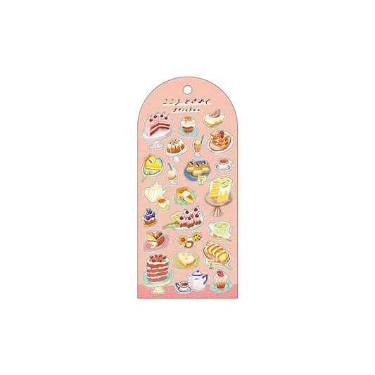 (COMING SOON) Heart-Fluttering Sticker Sheet – Tea Room Treats Edition