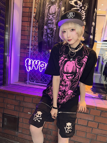 NEW! Hypercore - HC SKULL 2WAY Pants - BLACK - (HCB-150BK)