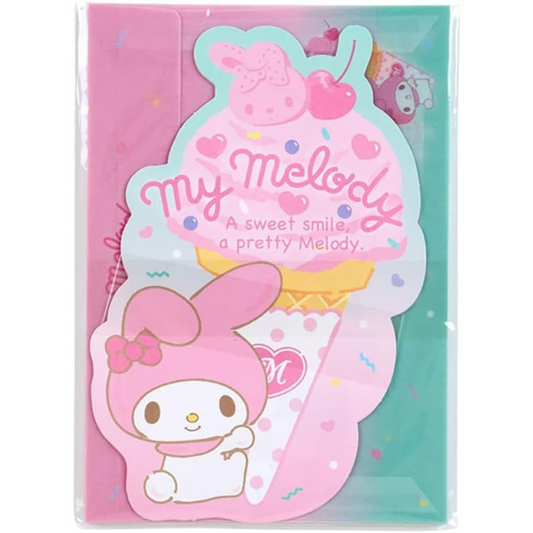 Sanrio My Melody - Letter Set  Ice Cream Party
