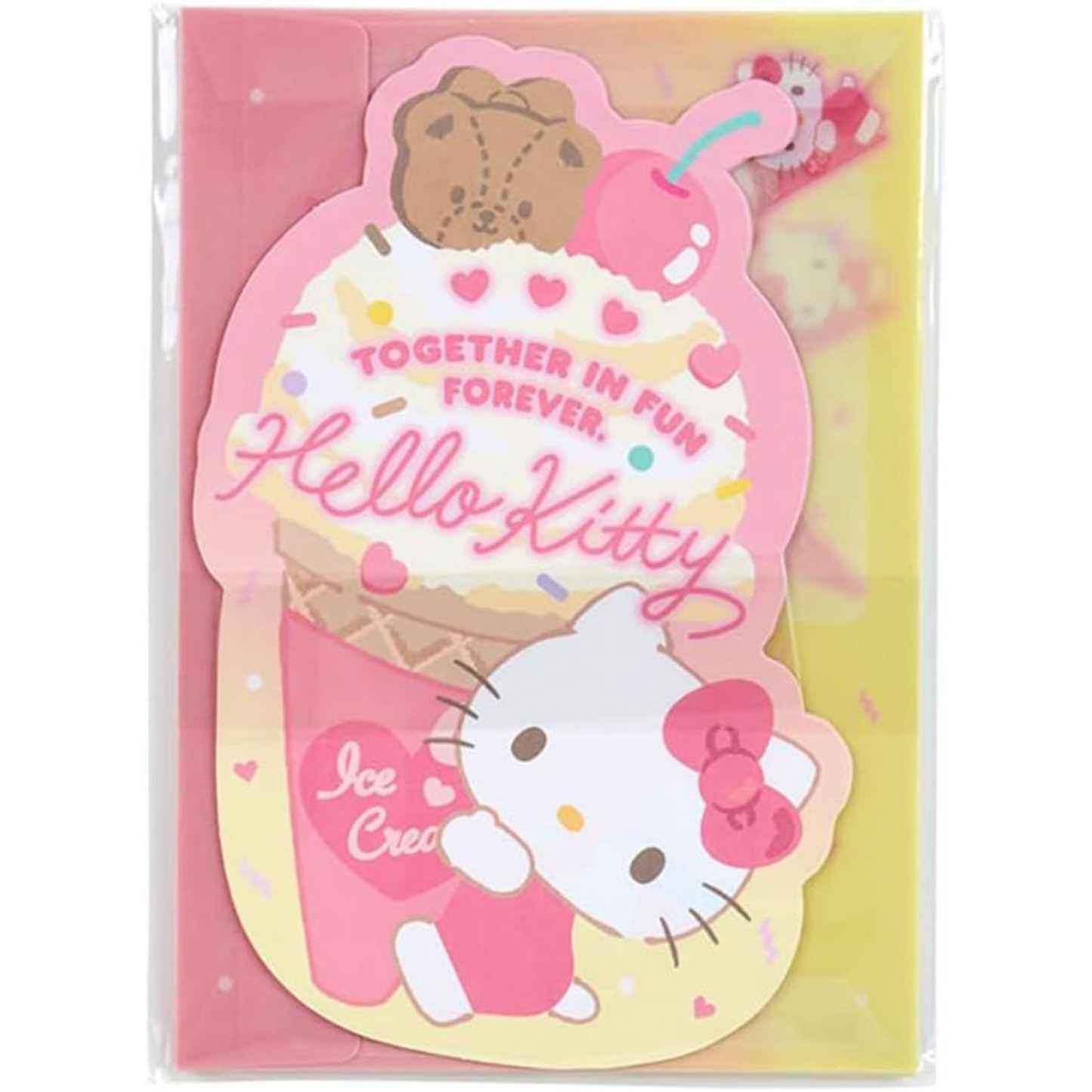 Sanrio Hello Kitty - Letter Set Ice Cream Party