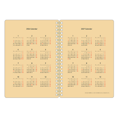 Kleid Kraft Work 2026 Diary B6 - No.8505-07 Greige