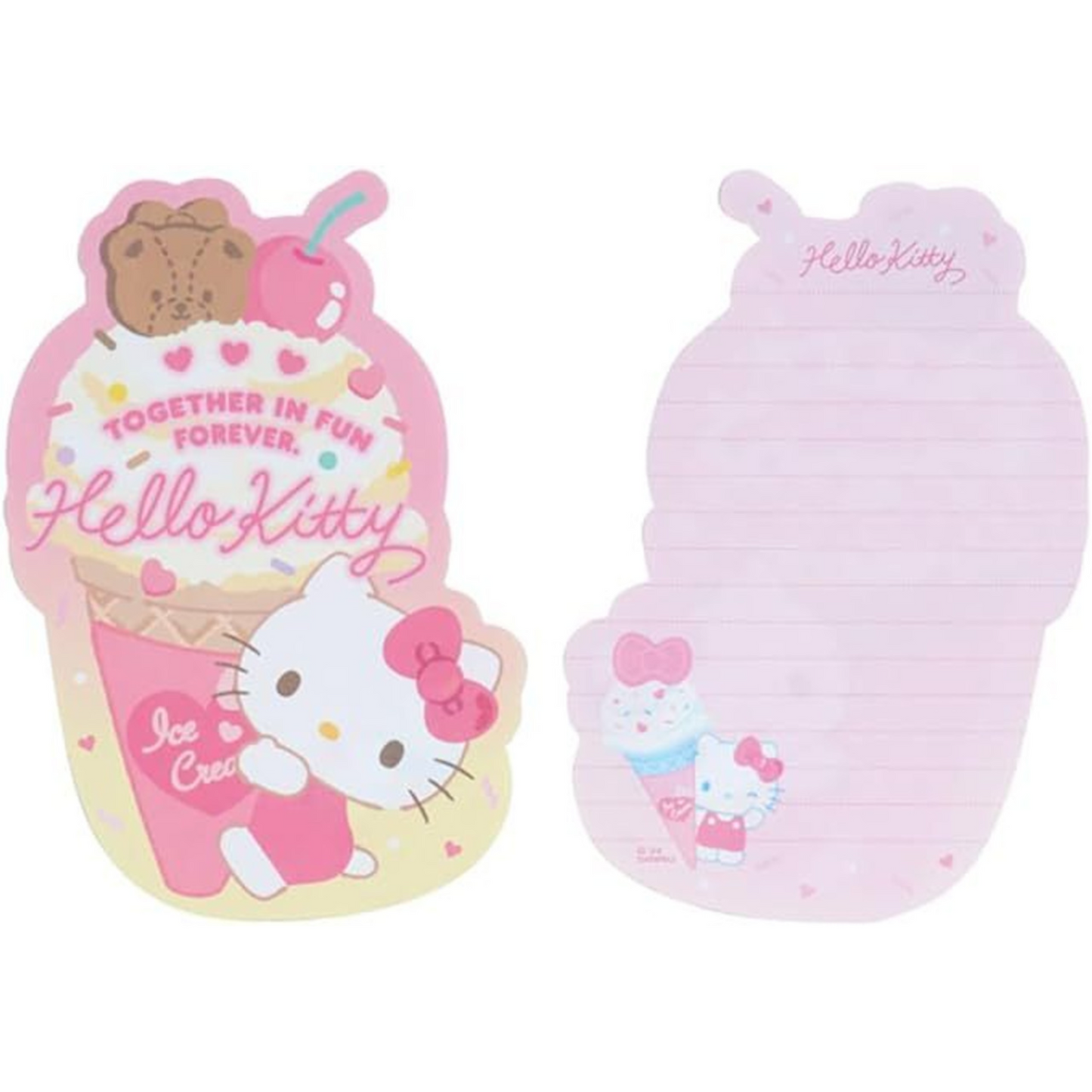 Sanrio Hello Kitty - Letter Set Ice Cream Party