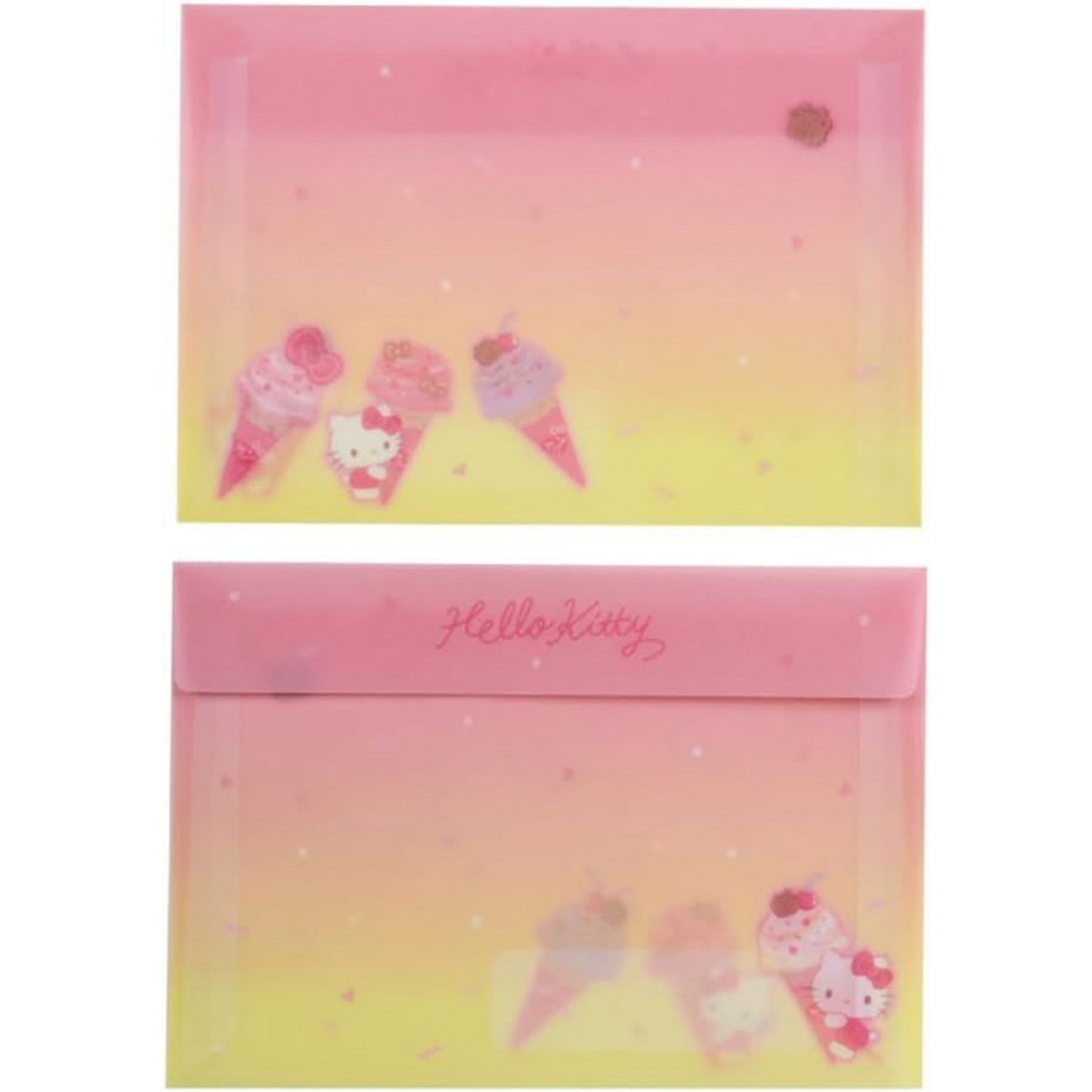Sanrio Hello Kitty - Letter Set Ice Cream Party