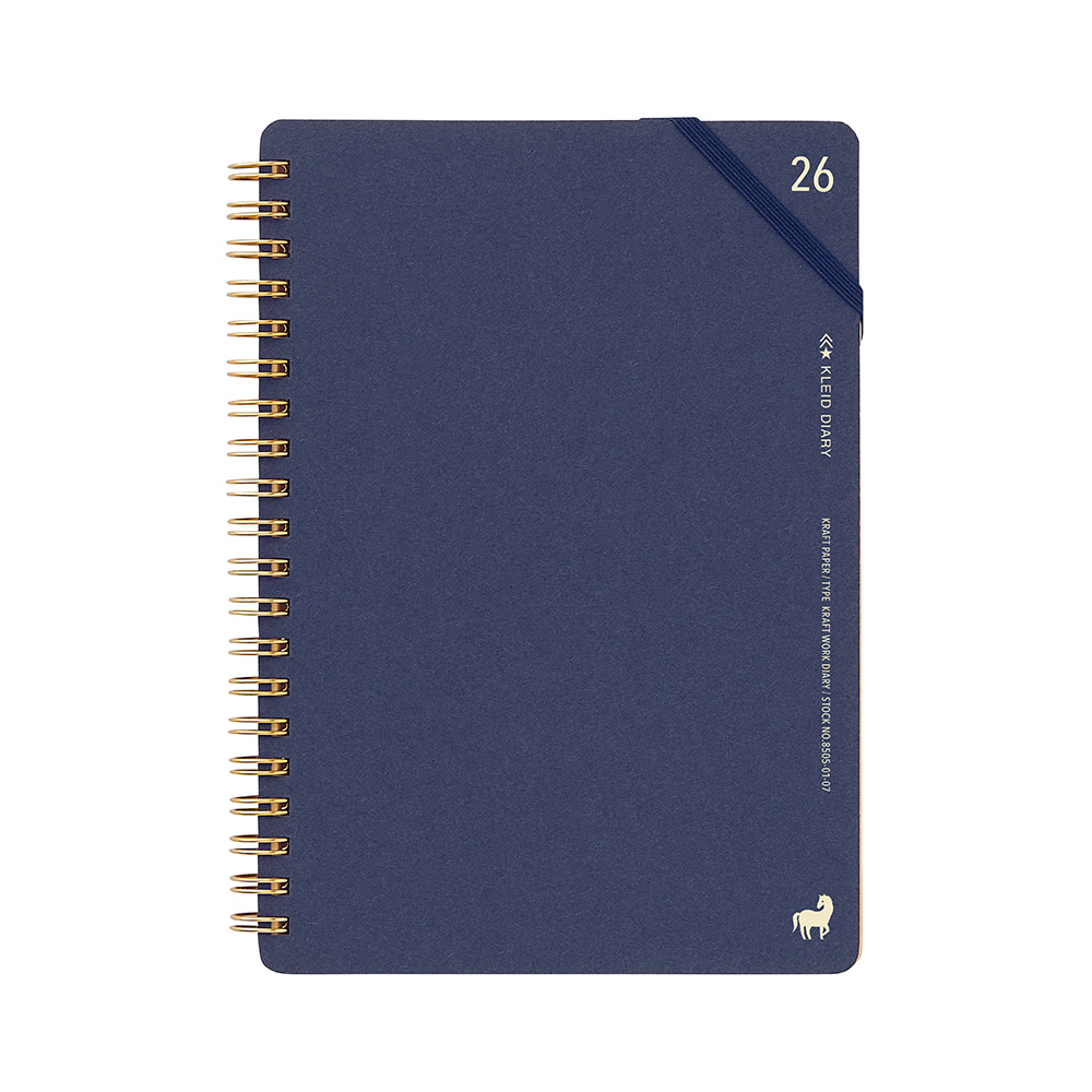(COMING SOON) Kleid Kraft work 2026 Diary B6 - No.8505-02 Navy