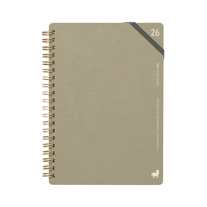Kleid Kraft Work 2026 Diary B6 - No.8505-07 Greige