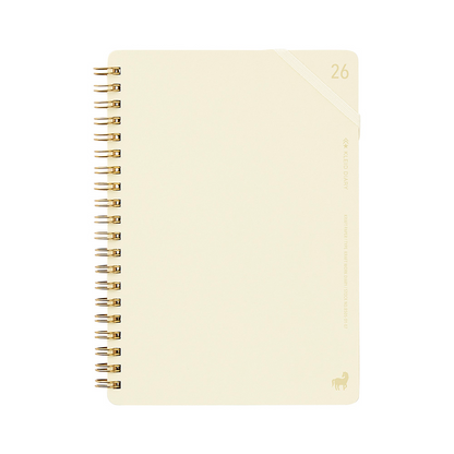 Kleid Kraft work 2026 Diary B6 - No.8505-06 Off White