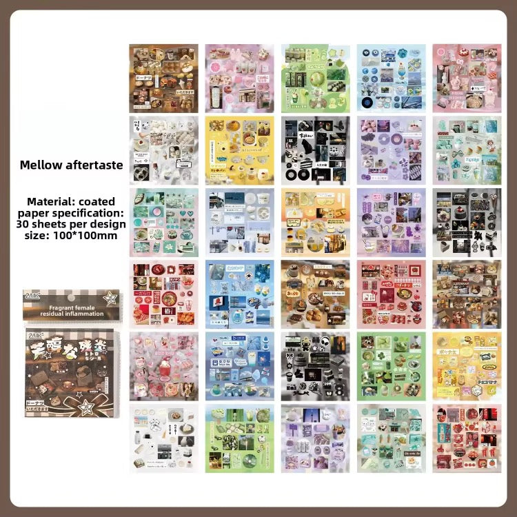 NEW! Sticker Booklet - Fragments of Memories Edition - 30 Sticker Sheets