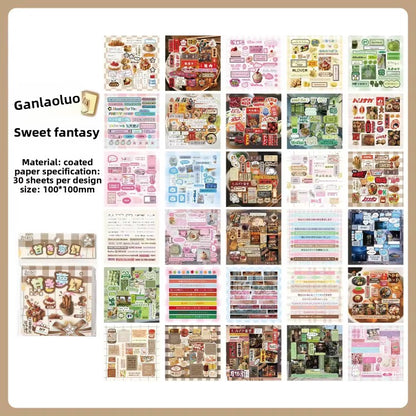 NEW! Sticker Booklet - Fragments of Memories Edition - 30 Sticker Sheets
