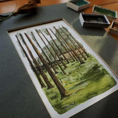 Kuretake Gansai Tambi Aesthetic Faceted Colors Set of 36