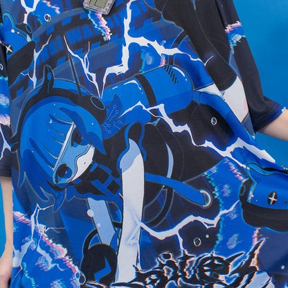 ACDC RAG Cyber Octopus T-Shirt - Electric Depths & Flapjack Fury
