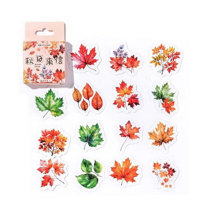 Sticker Box - Autumn Letters - 45 Stickers