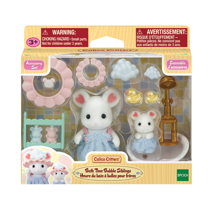 Calico Critters - Bath Time Bubble Siblings