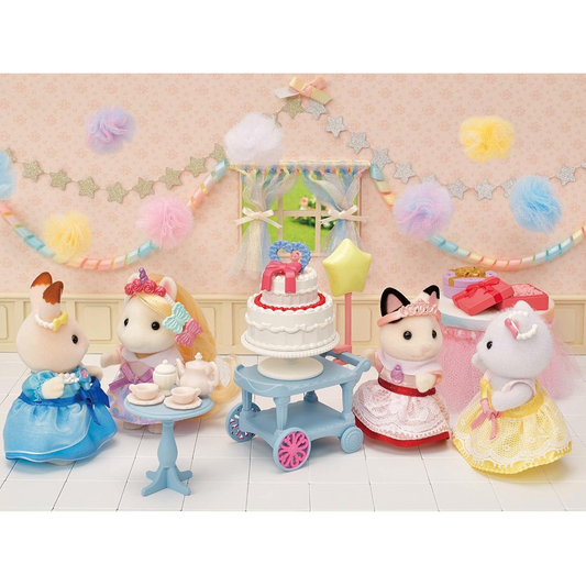 Coffret Calico Critters Party Time - Chatte Tuxedo