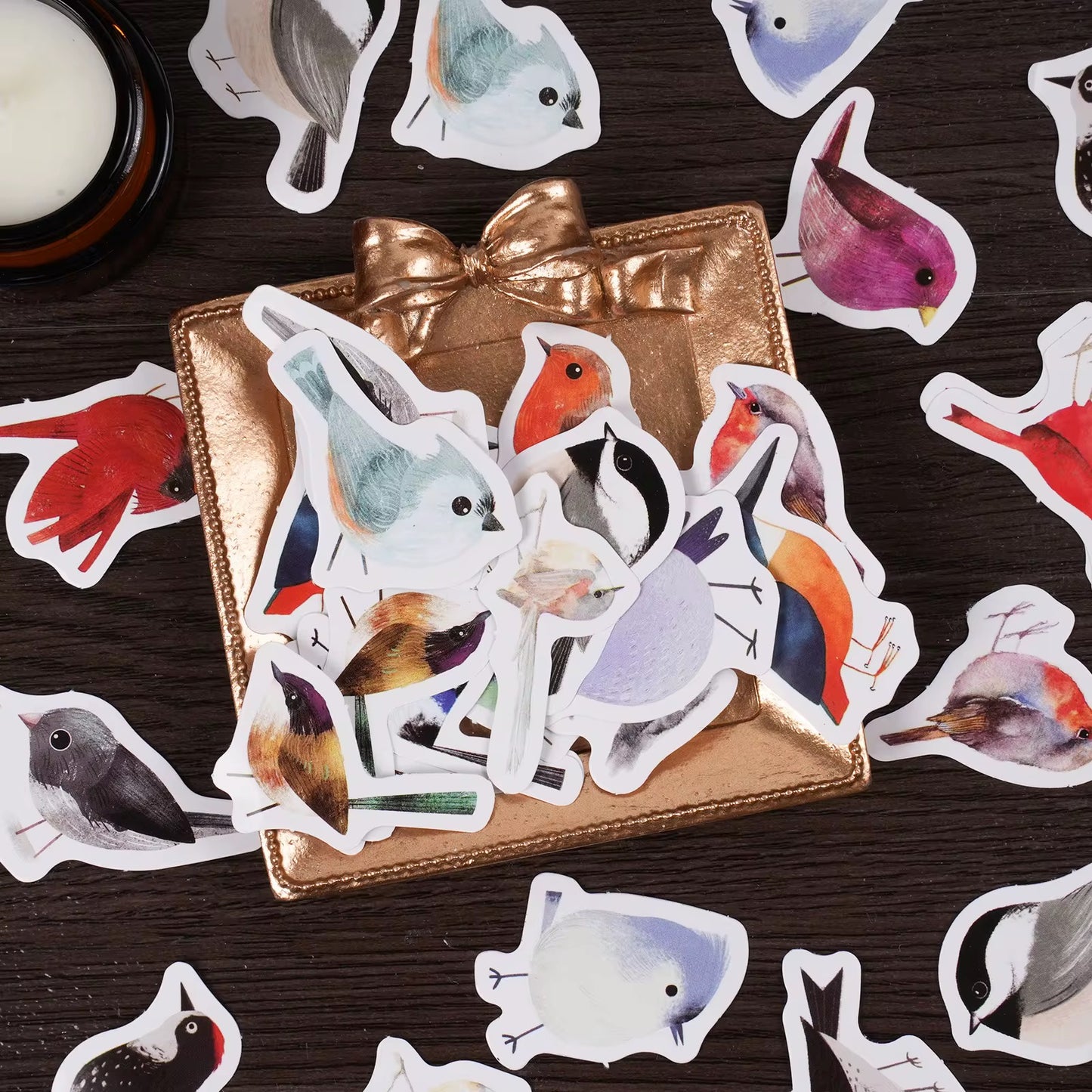 NEW! Sticker Box - Little Birds Chirp - 45 Stickers