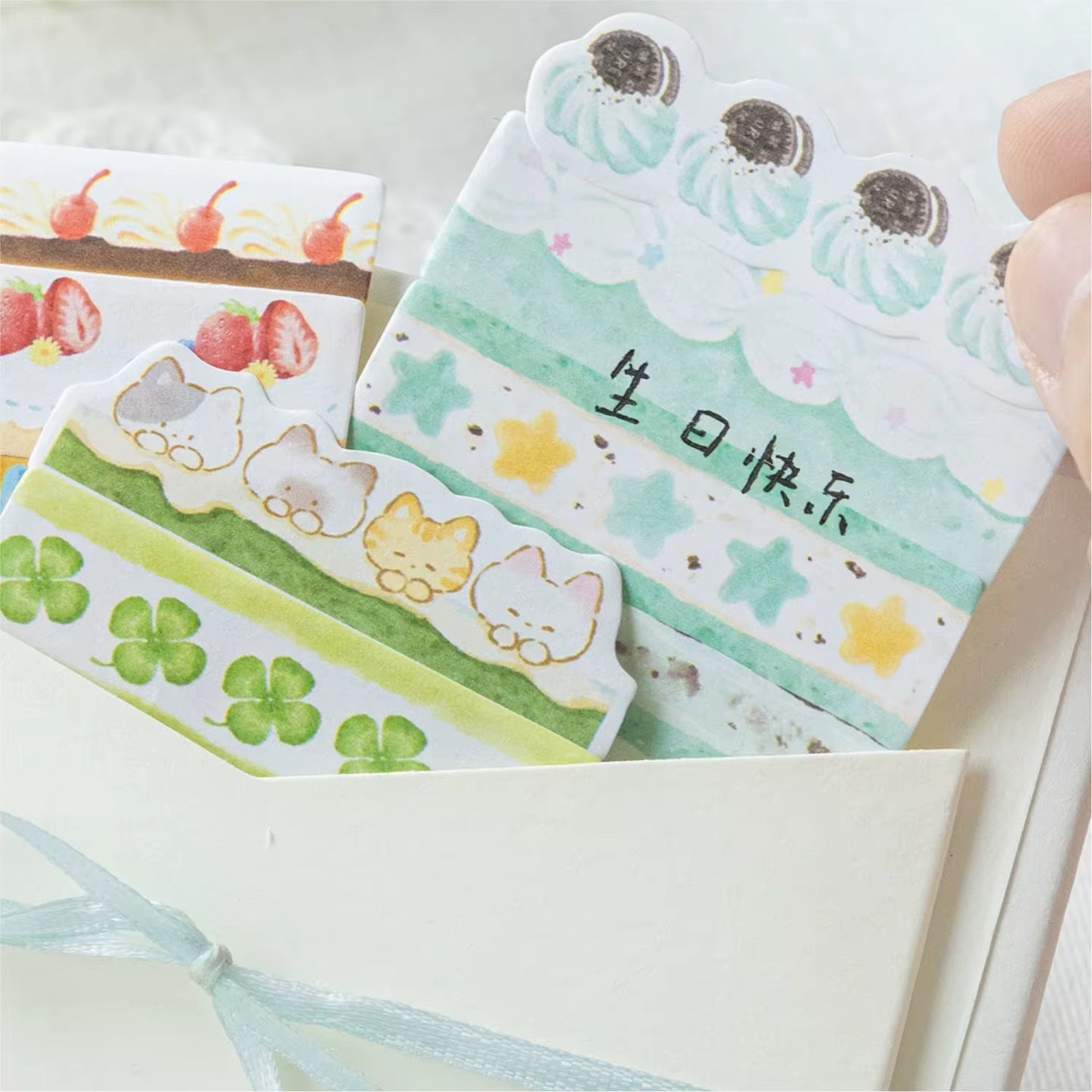 NEW! Dessert Layer Sticky Note Bookmarks