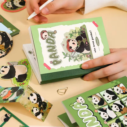 NEW! Lovely Pandas Scrapbook - Stationery Gift Box Set